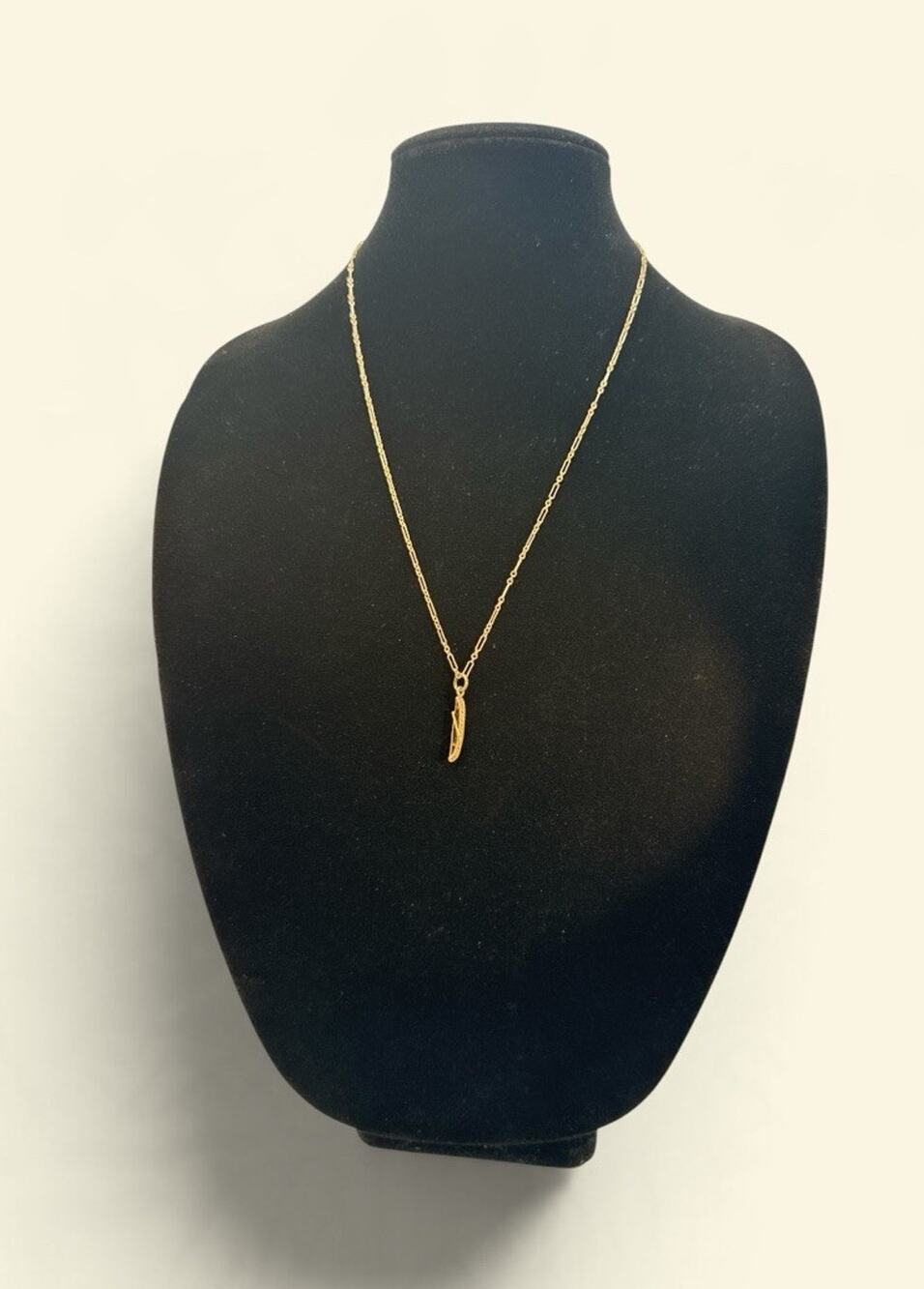 Sterling Silver Canoe W/Oar Boat Charm Pendant On Long And Short 24” Chain